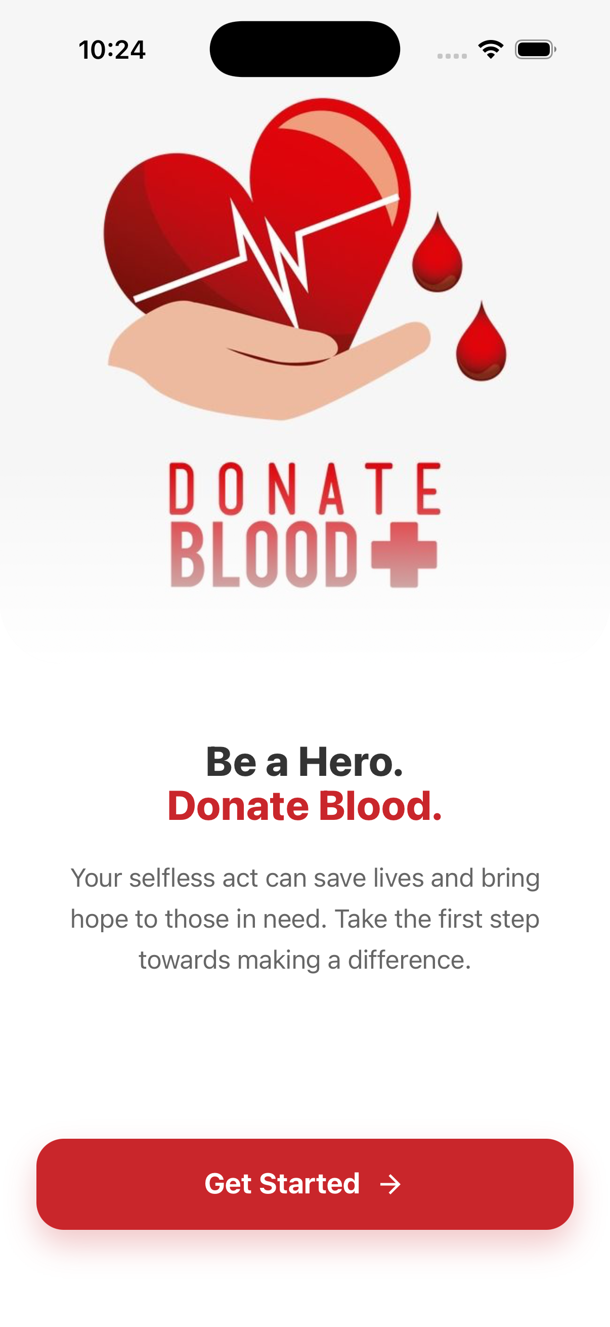 RedHope app screen 4